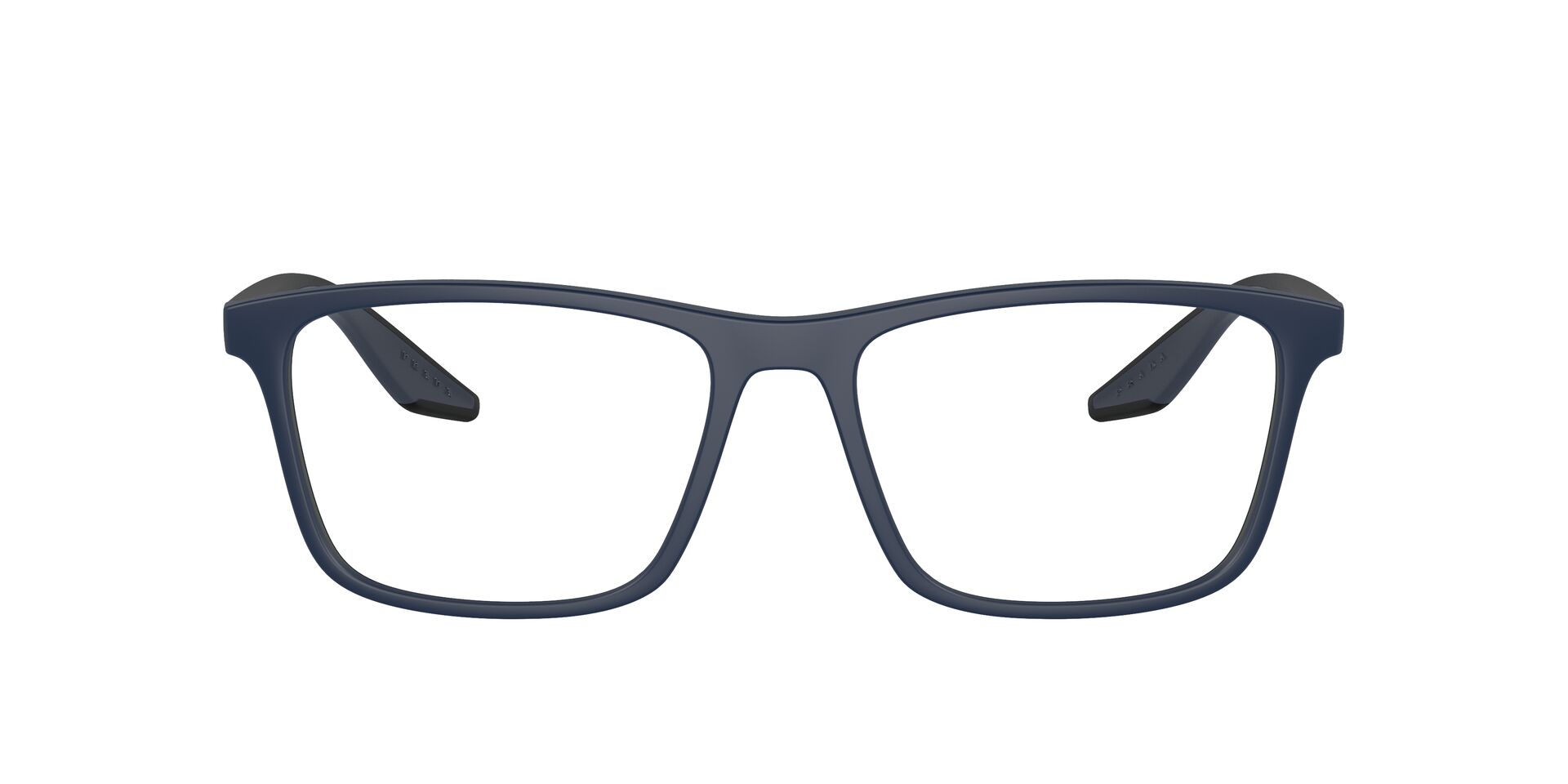 Das Bild zeigt die Prada Linea Rossa Fassung PS01QV  TFY1O1 von vorne.