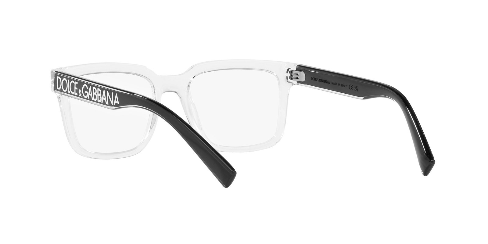 Das Bild zeigt die Korrektionsbrille DG5101 3133 von der Marke D&G in crystal.
