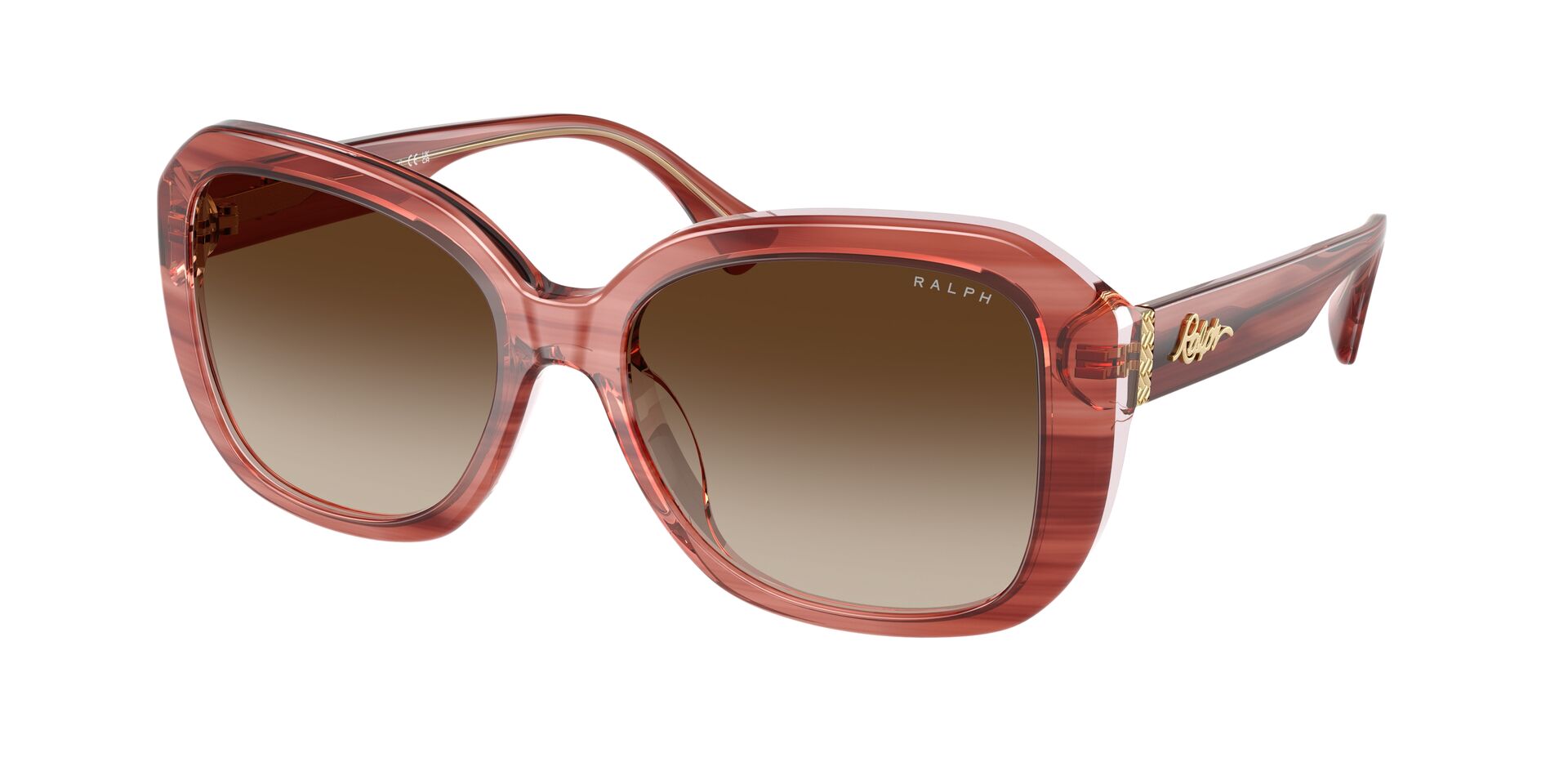 Das Bild zeigt die Ralph Sonnenbrille RA5321U 620313 leicht seitlich.