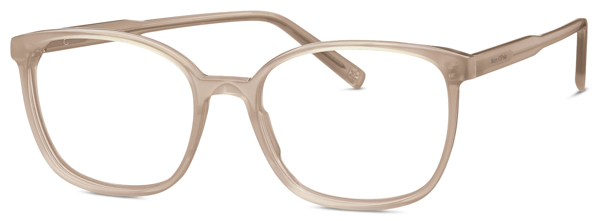 Das Bild zeigt die Korrektionsbrille 503207 60 von der Marke Marc O´Polo in Beige.