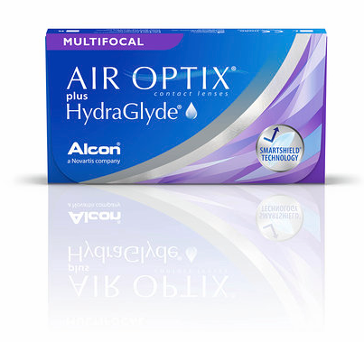 Air Optix Plus HydraGlyde Multifocal, Alcon (3 Stk.)