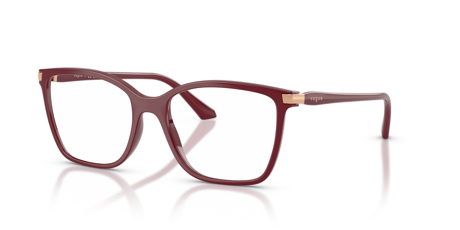 Vogue 0VO5654 2875 – Dunkelrote Damenbrille Nylor