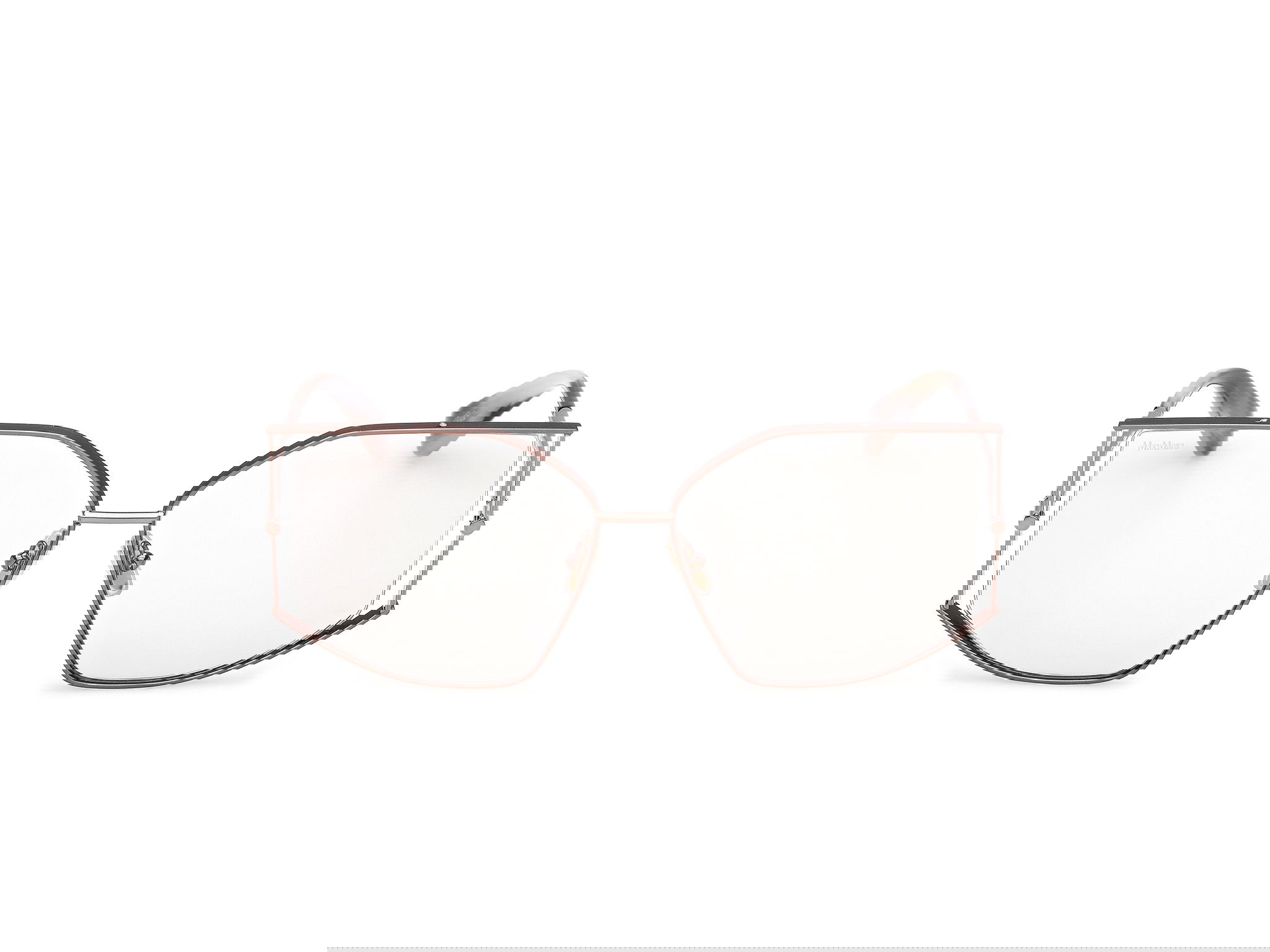 Das Bild zeigt die Sonnenbrille MM0142 von der Marke Max Mara in Bronze.