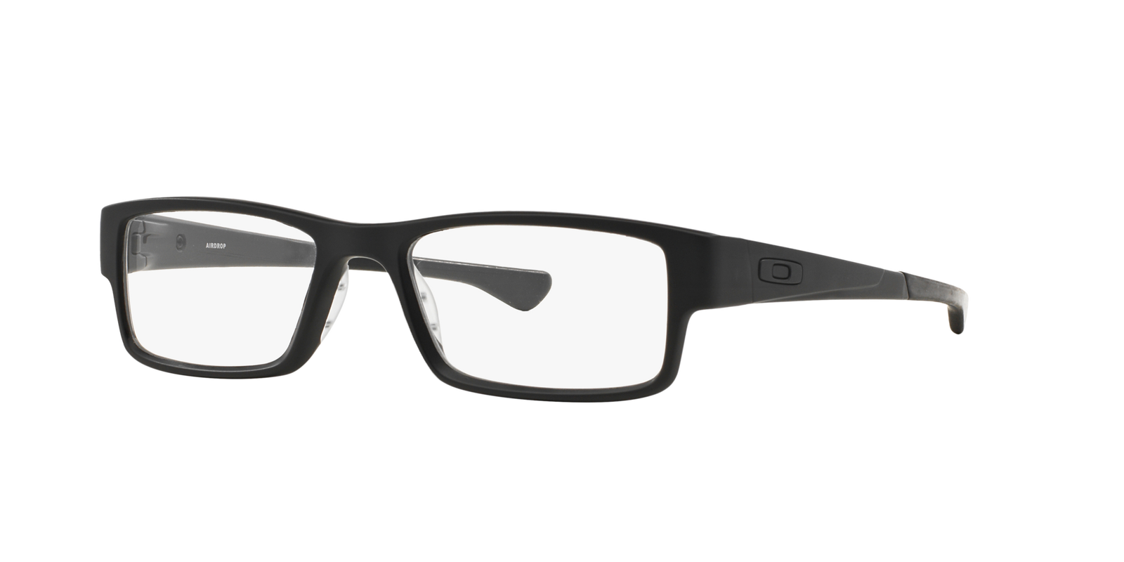 Oakley OX8046 804601 – Schwarze rechteckige Brille breit