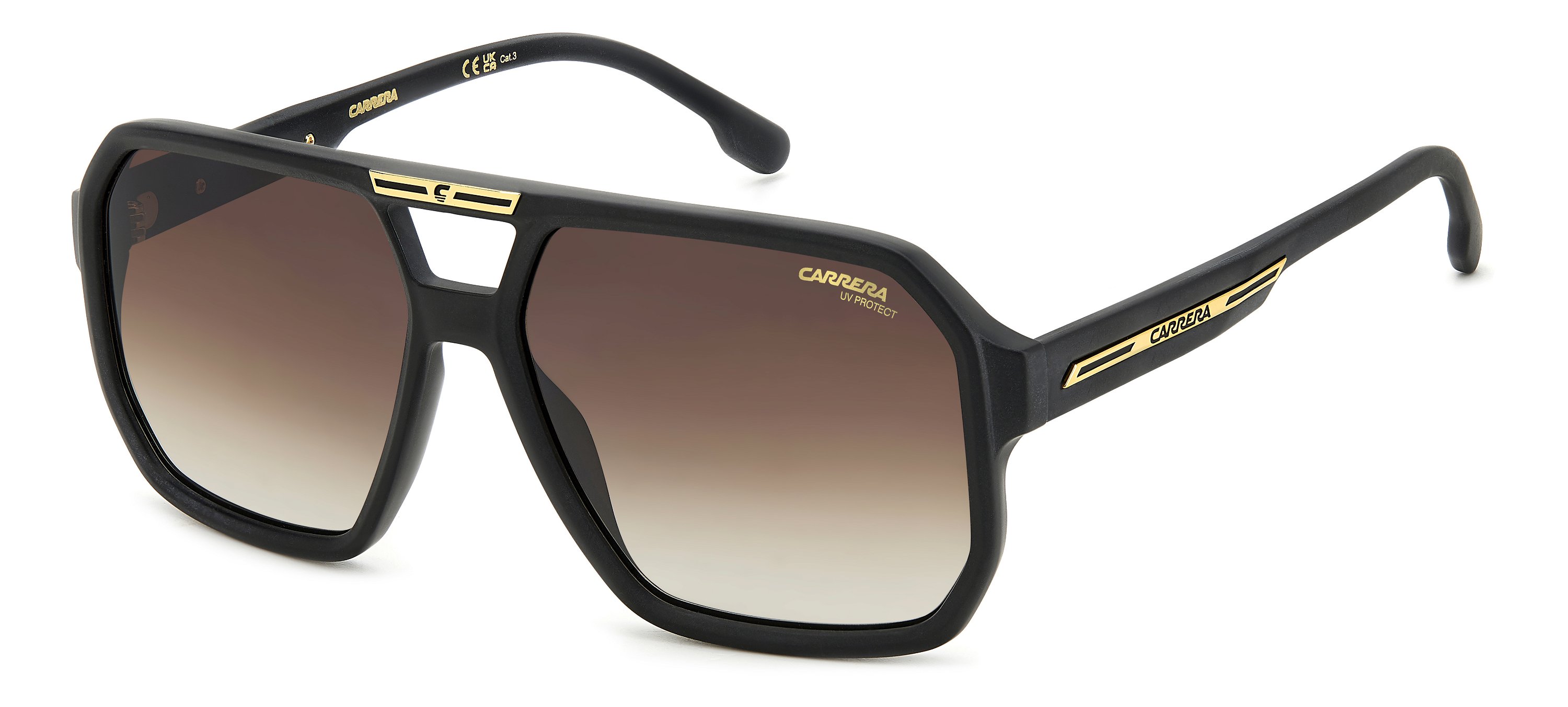 Das Bild zeigt die Sonnenbrille C01/S 003 von der Marke Carrera in  matt schwarz.