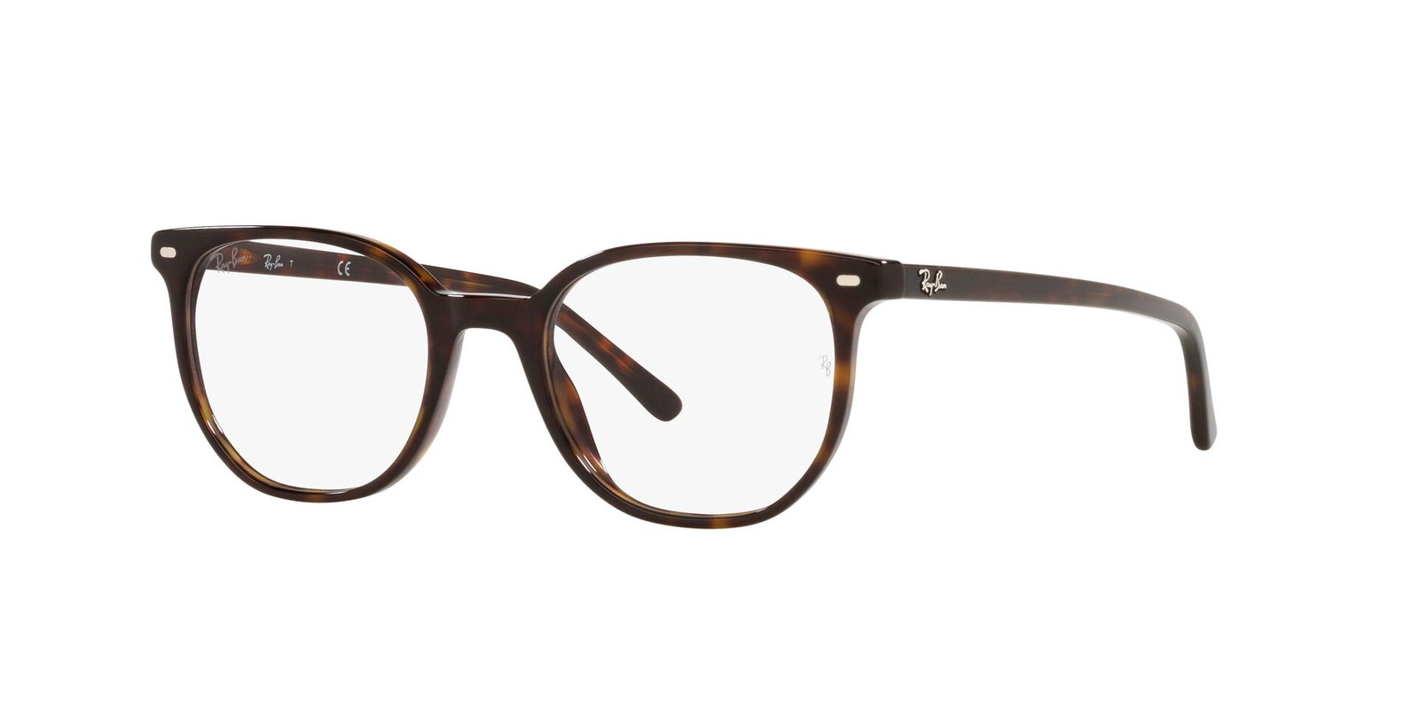Ray Ban Elliot RX5397 2012 – Runde braune Kunststoffbrille schmal
