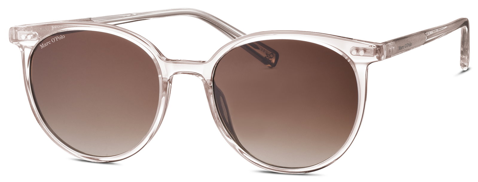 MARC O'POLO Eyewear 506164 80 - Stylische Sonnenbrille Damen oval transparent beige