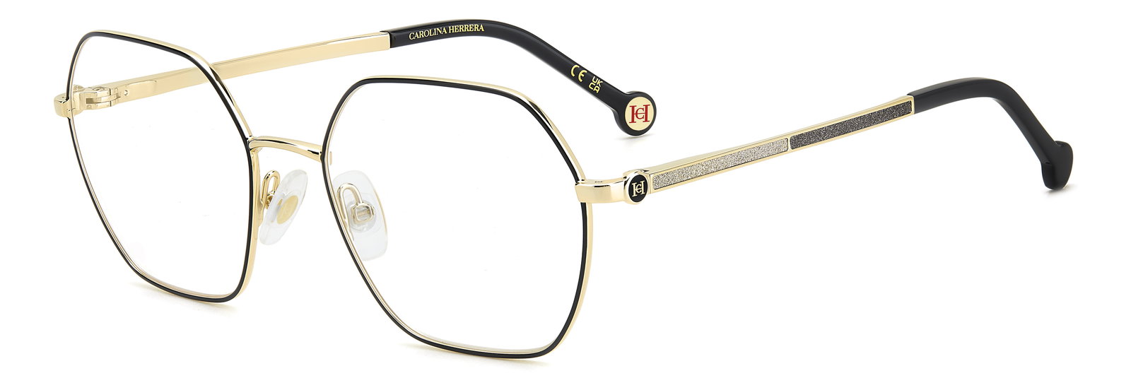 Das Bild zeigt die Korrektionsbrille 8602 von der Marke Carrera in der Farbe Gold.
