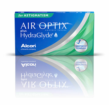Air Optix Plus HydraGlyde for Astigmatism, Alcon (3 Stk.)