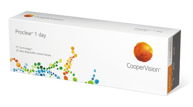 1-Day Proclear Cooper Vision – Komfortable Tageslinsen (30 Stk.)