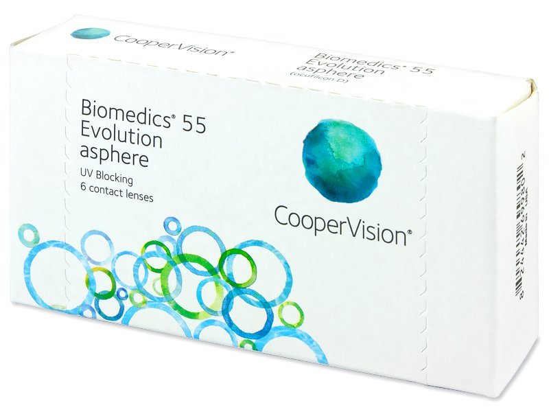 Biomedics 55 Evolution UV Cooper Vision Monatslinsen (6 Stk.)