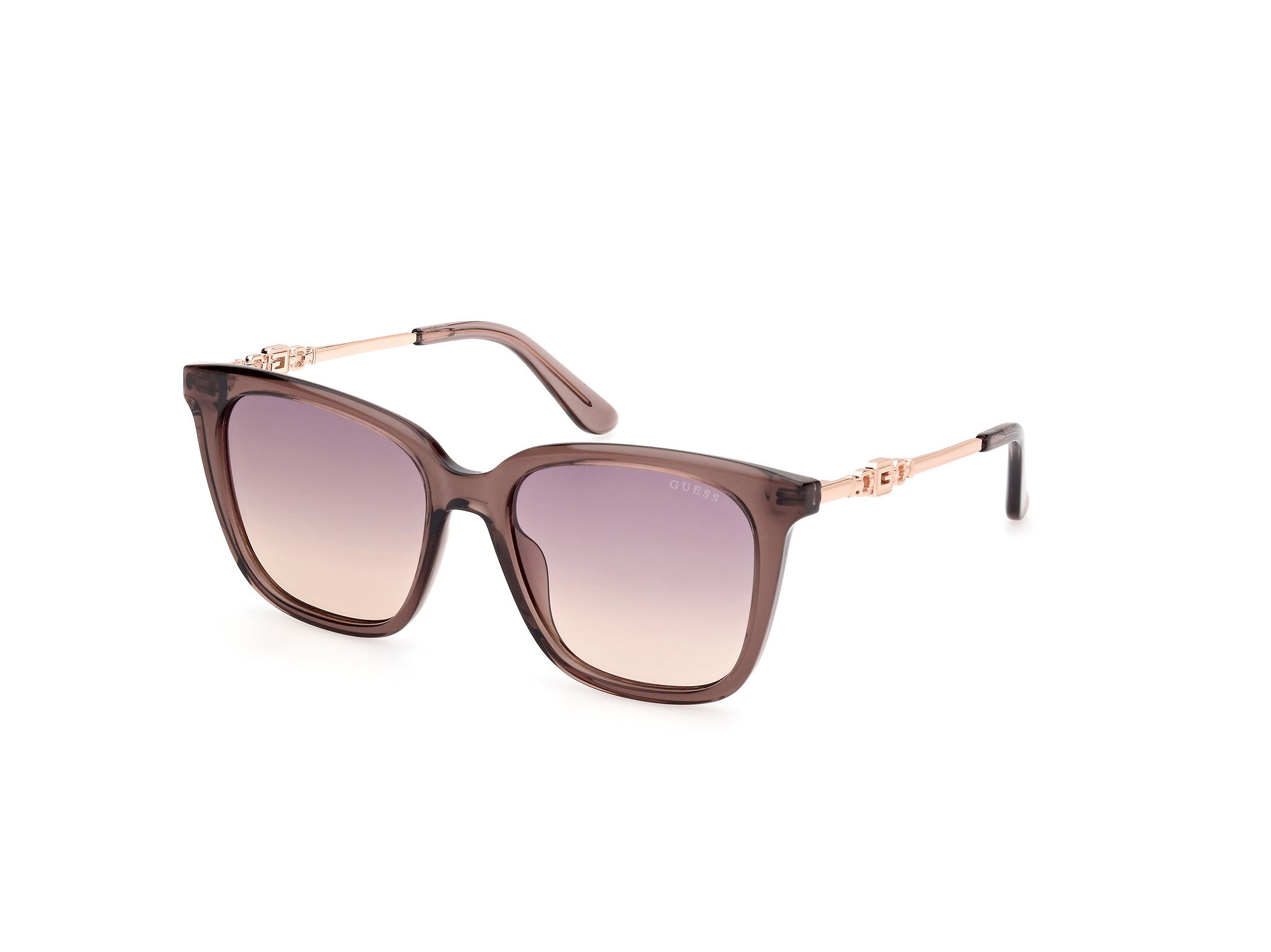 Das Bild zeigt die Sonnenbrille GU7886 59Z von der Marke Guess in Beige