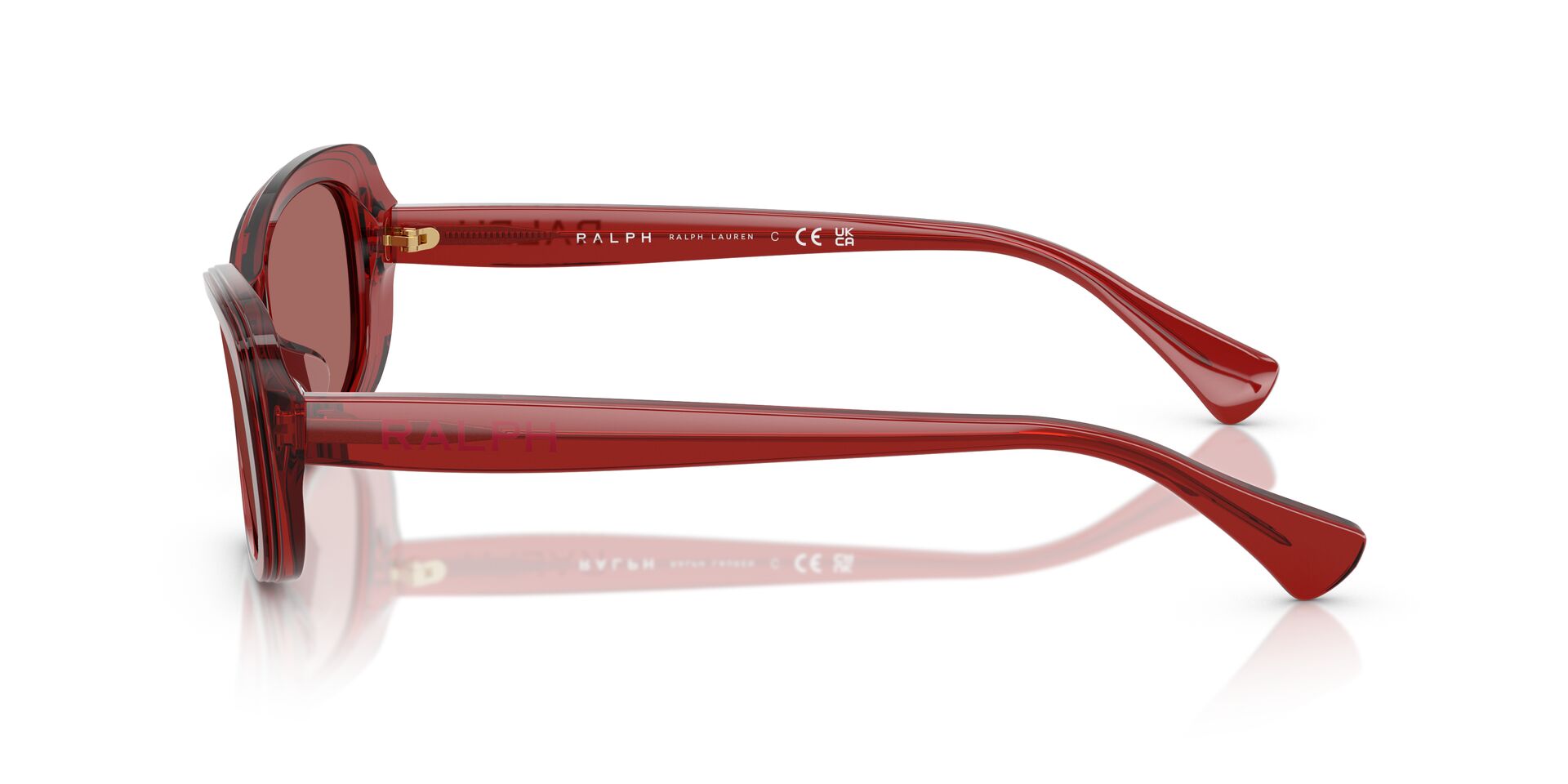 Ralph Sonnenbrille RA5322U 621069 burgunder durchsichtig glänzend