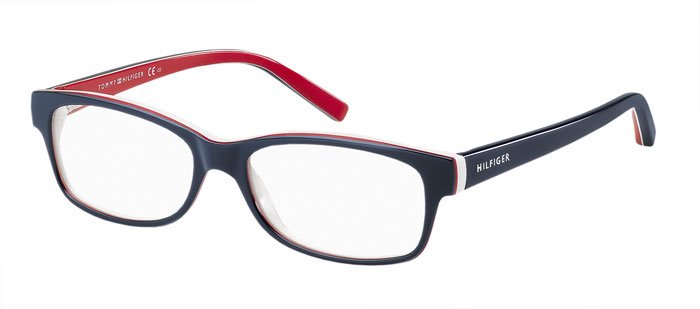 Tommy Hilfiger Brille TH1018 UNN blau rot