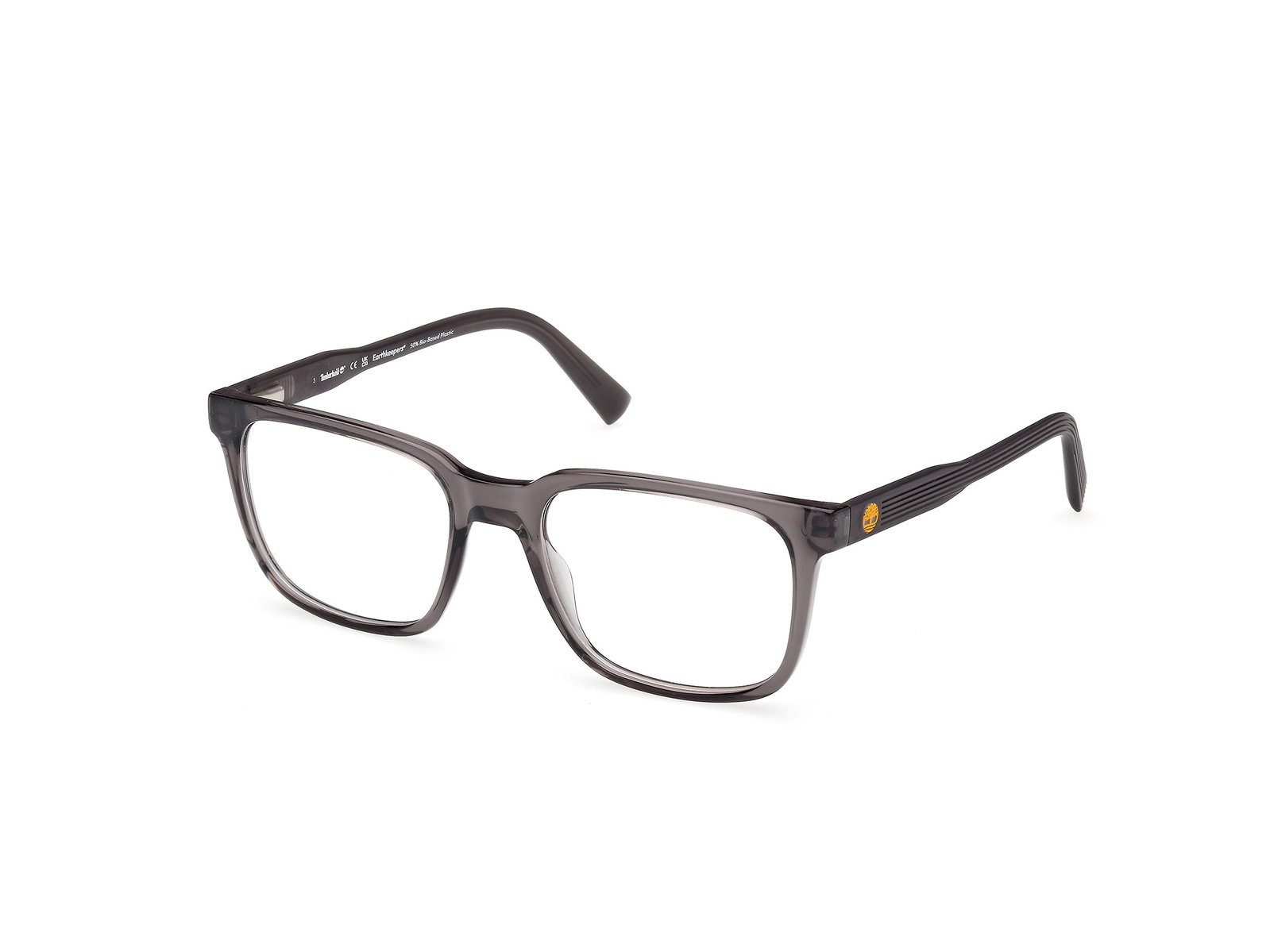 Timberland TB50047 59 56 – Quadratische Herrenbrille Beige Kunststoff