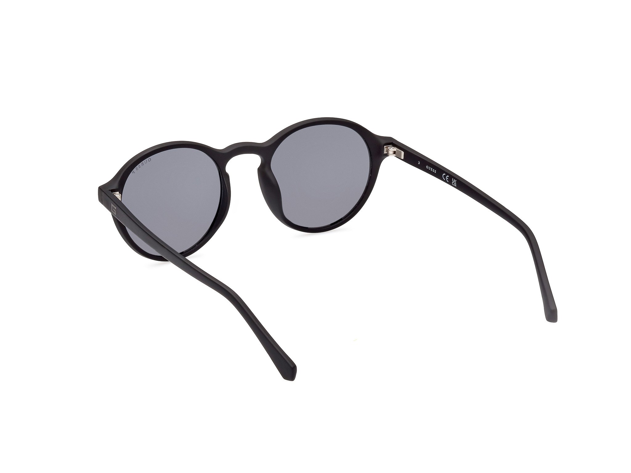 Das Bild zeigt die Sonnenbrille GU00062 02D von der Marke Guess in Schwarz.