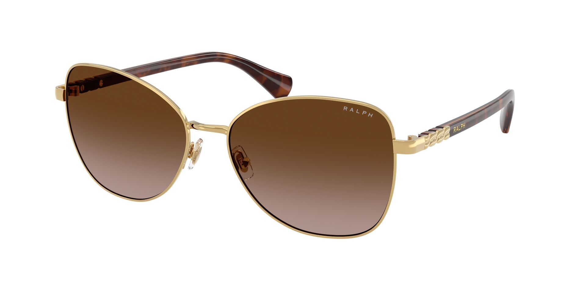 Das Bild zeigt die Ralph Sonnenbrille RA4147 900413 leicht seitlich.