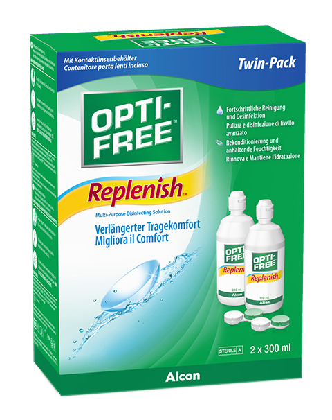 Opti-Free RepleniSH Vorratspack, Alcon (2 x 300 ml)