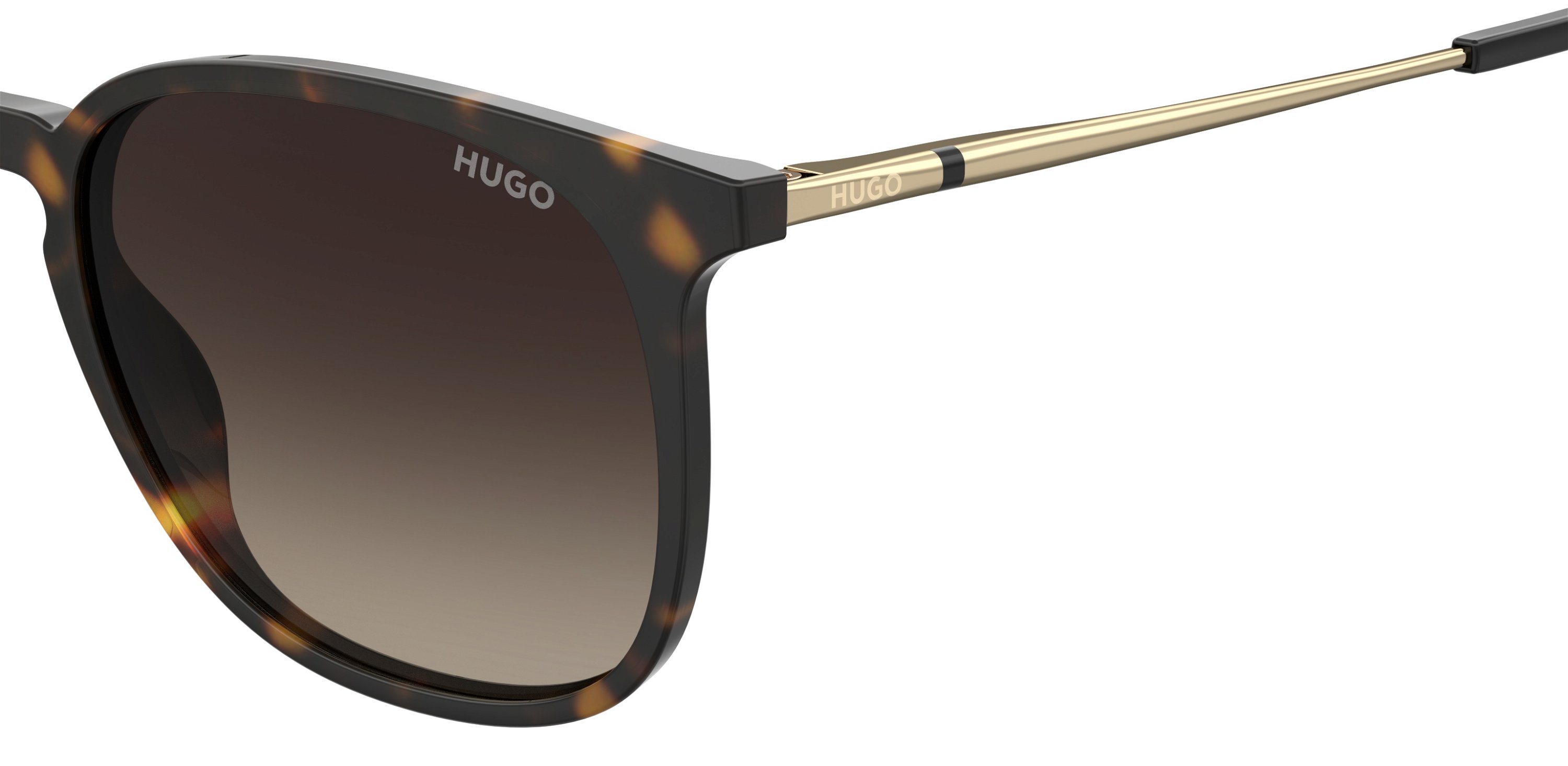 Das Bild zeigt die Sonnenbrille HG1292/S 086 von der Marke Hugo in havanna.