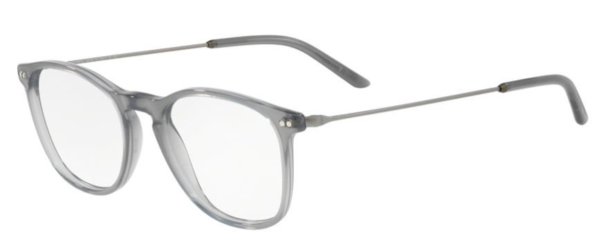 Giorgio Armani AR7160 5681 – Schmale Kunststoffbrille Grau Transparent