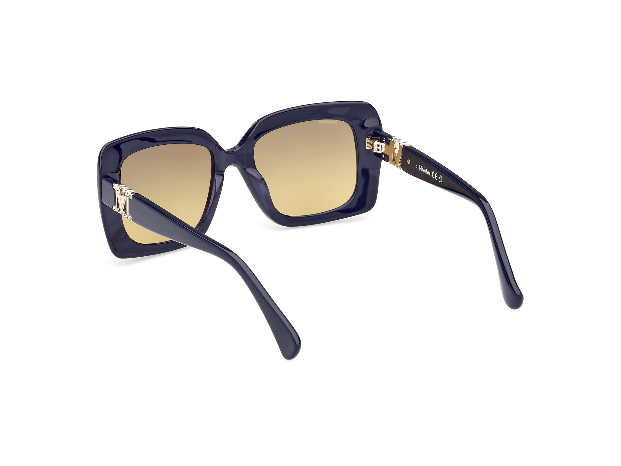 Das Bild zeigt die Sonnenbrille MM0030 90F von der Marke Max Mara in Blau.