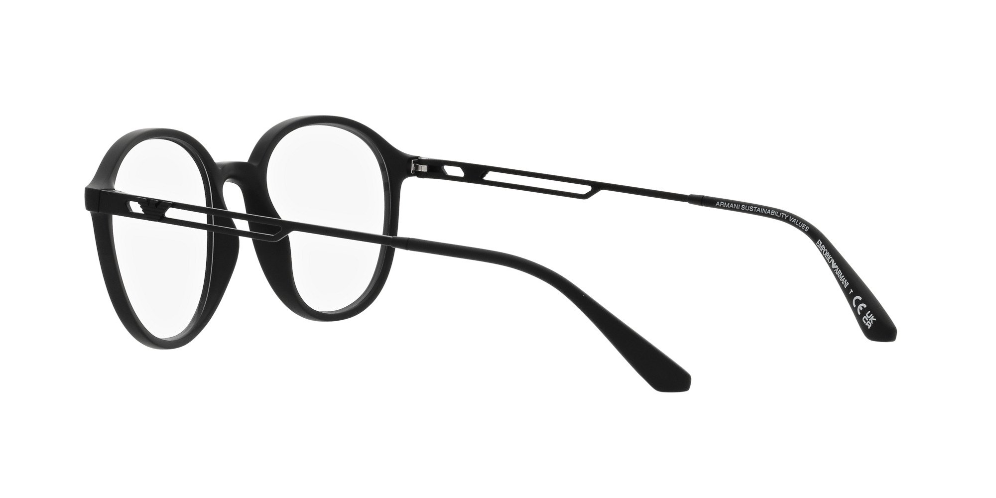 Das Bild zeigt die Korrektionsbrille EA3225 5001 von der Marke Emporio Armani in Schwarz.