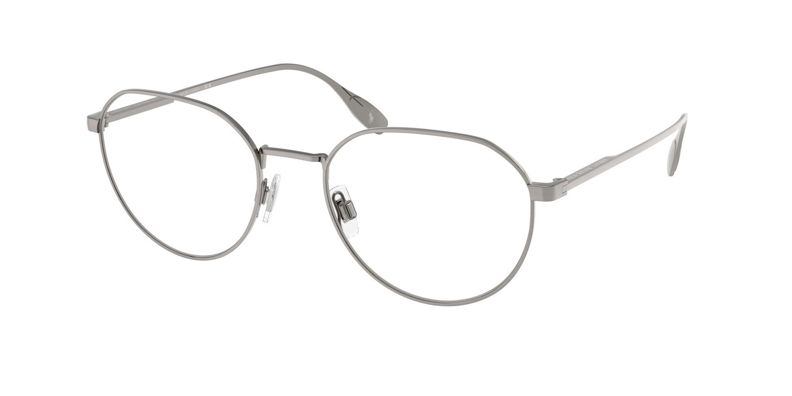 Das Bild zeigt die Korrektionsbrille 123 von der Marke Polo in Silber.