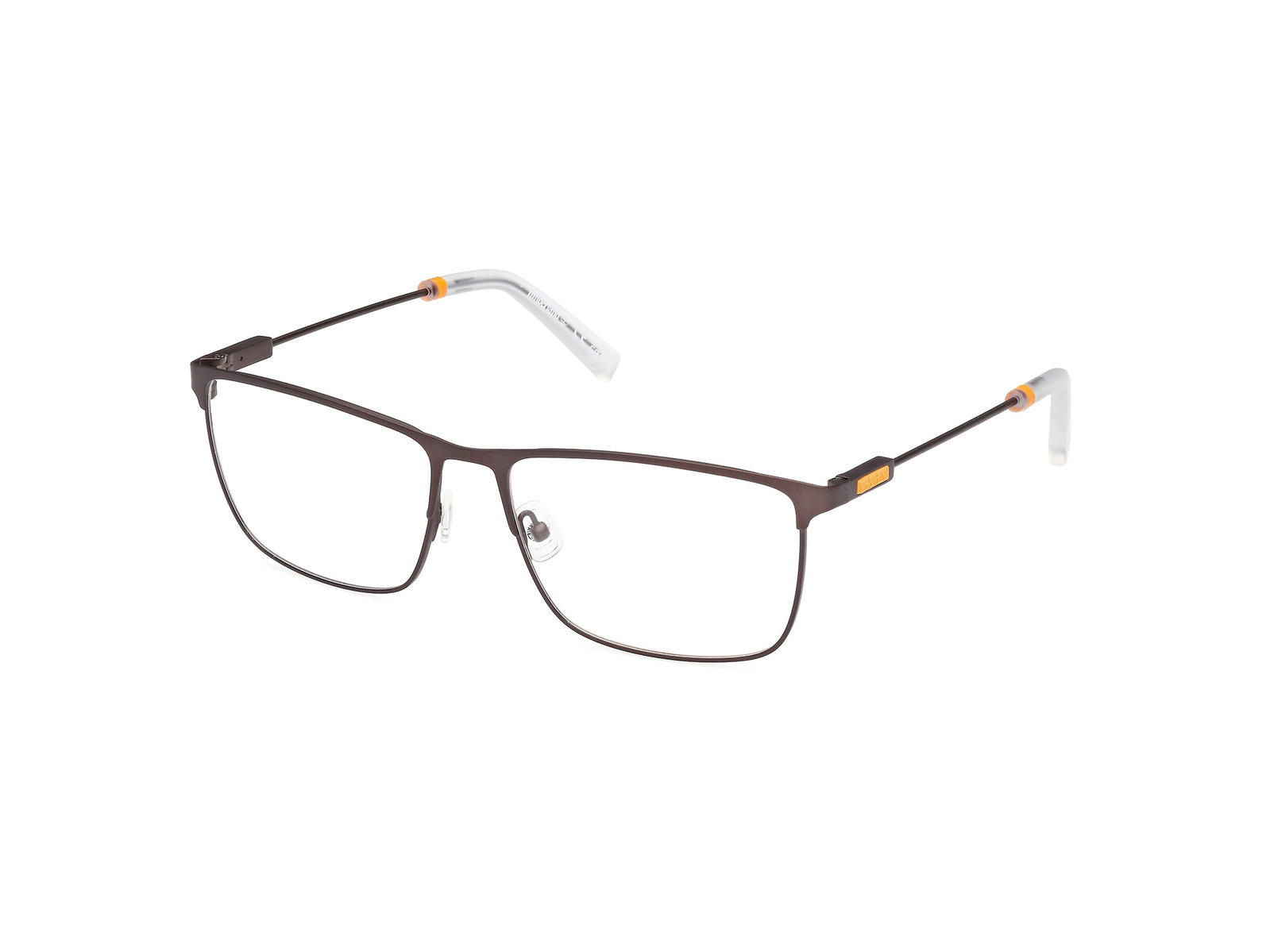 Timberland TB1736 049 – Rechteckige Herrenbrille Braun Metall