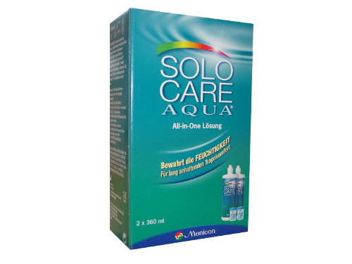 Menicon Solocare Aqua Kontaktlinsenpflege 2 x 360 ml