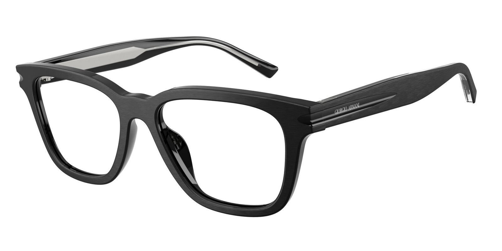 zu sehen ist die Korrektionsbrille 0AR7288U von Giorgio Armani in der Farbe Schwarz.