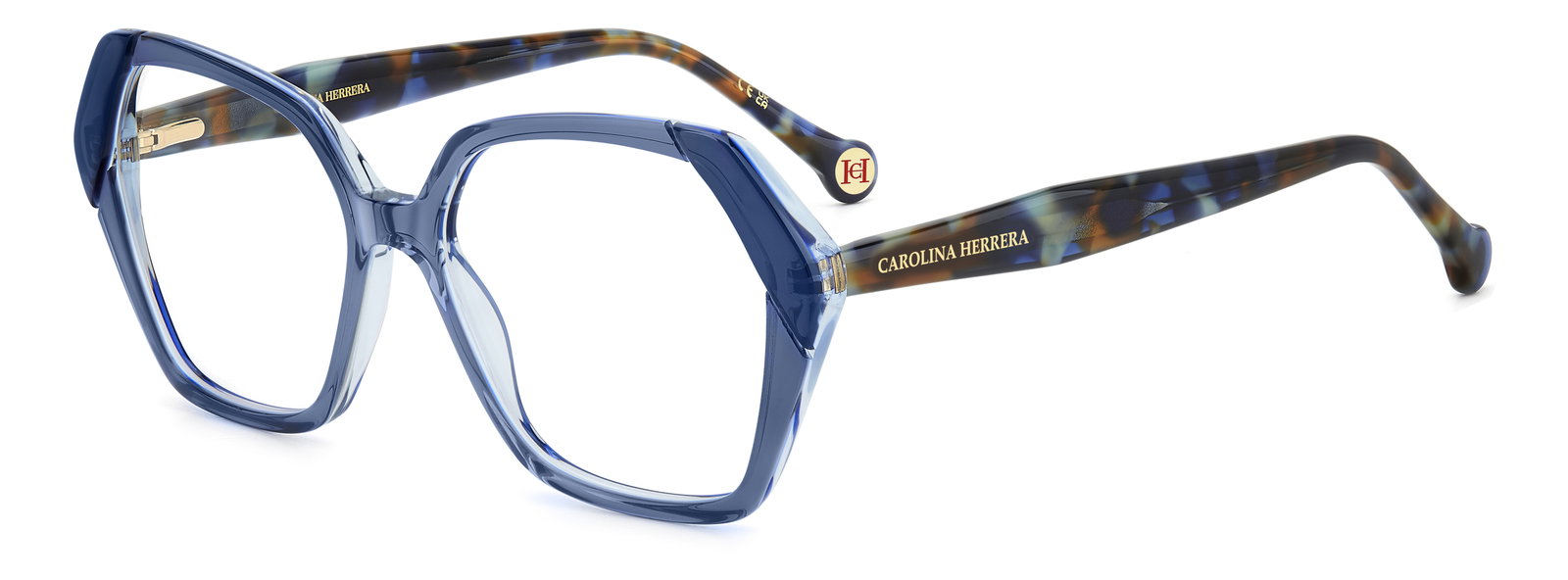Carolina Herrera 0291 PJP – Runde Damenbrille Blau Acetat