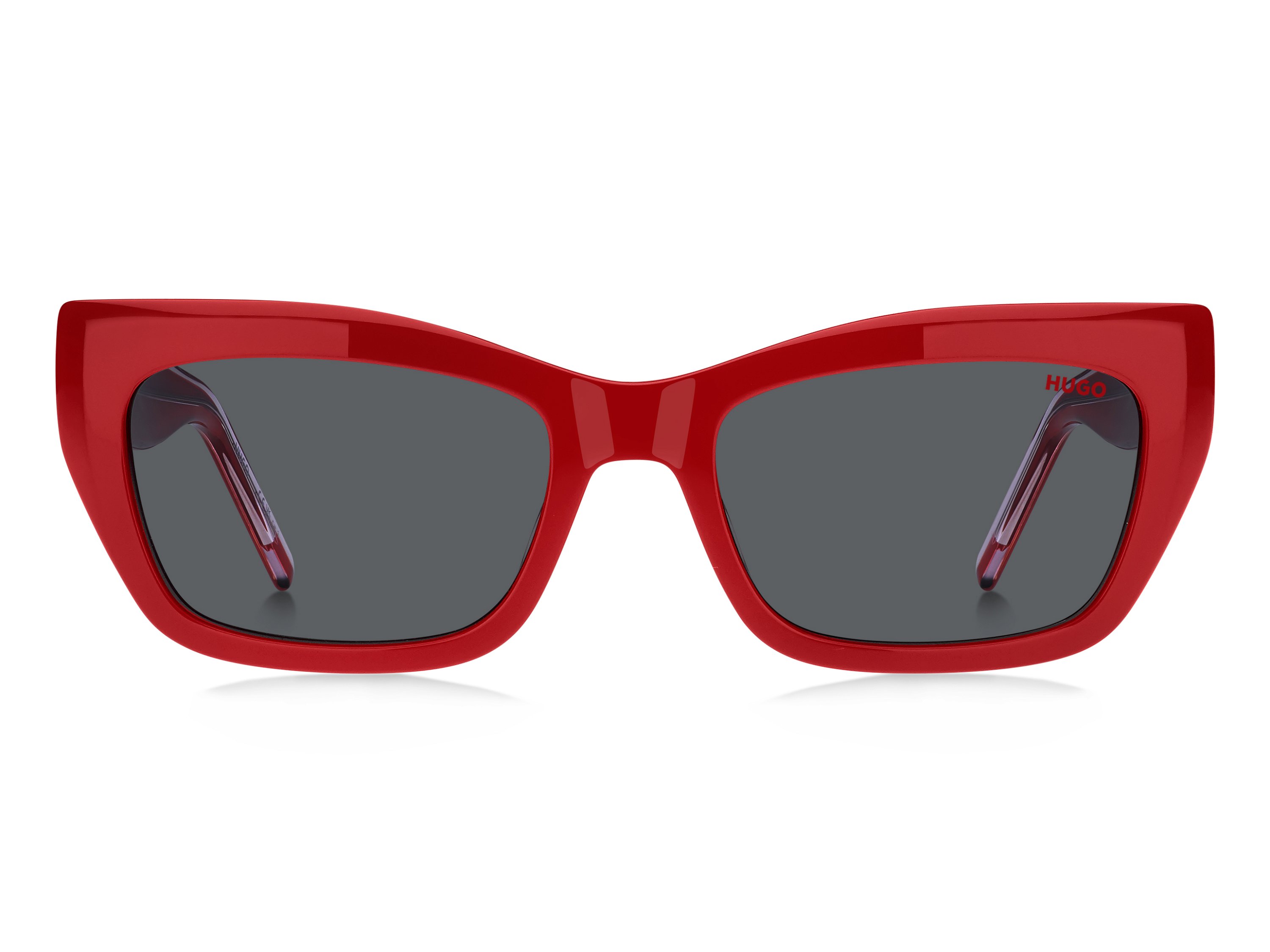 Das Bild zeigt die Sonnenbrille HG1301/S 92Y von der Marke Hugo in rot.