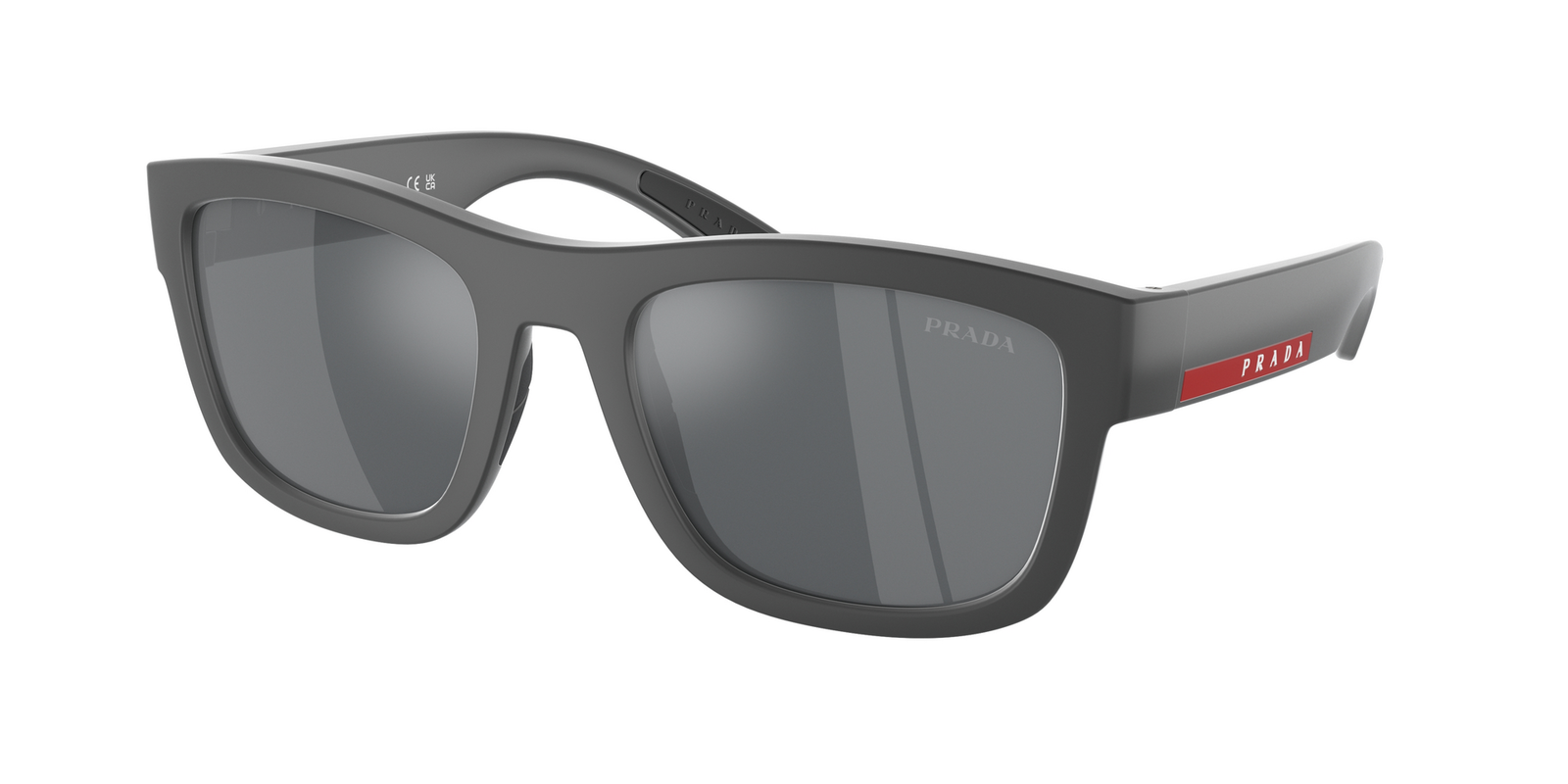 Prada Linea Rossa Sonnenbrille 0PS 01ZS für Herren in grau