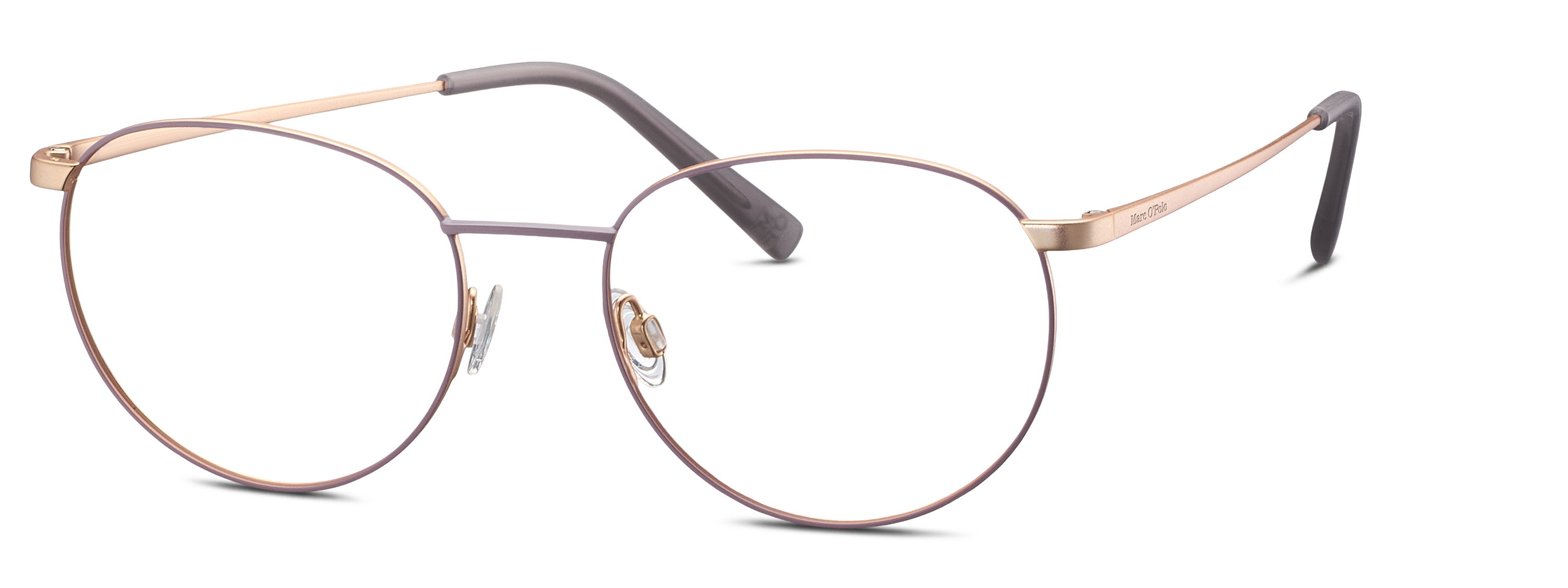 Auf diesem Bild sehen Sie die Korrektionsbrille 502136 in Violett von Marc O'Polo.