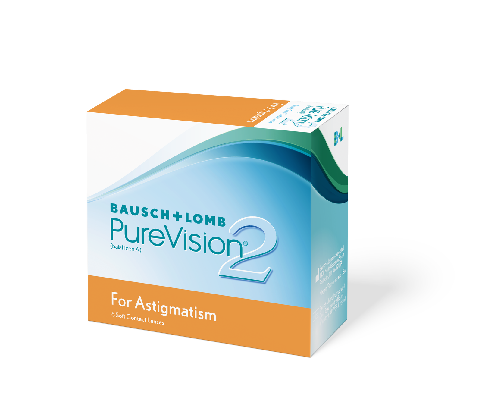 PureVision 2 HD for Astigmatism Bausch & Lomb Kontaktlinsen 6 Stk.
