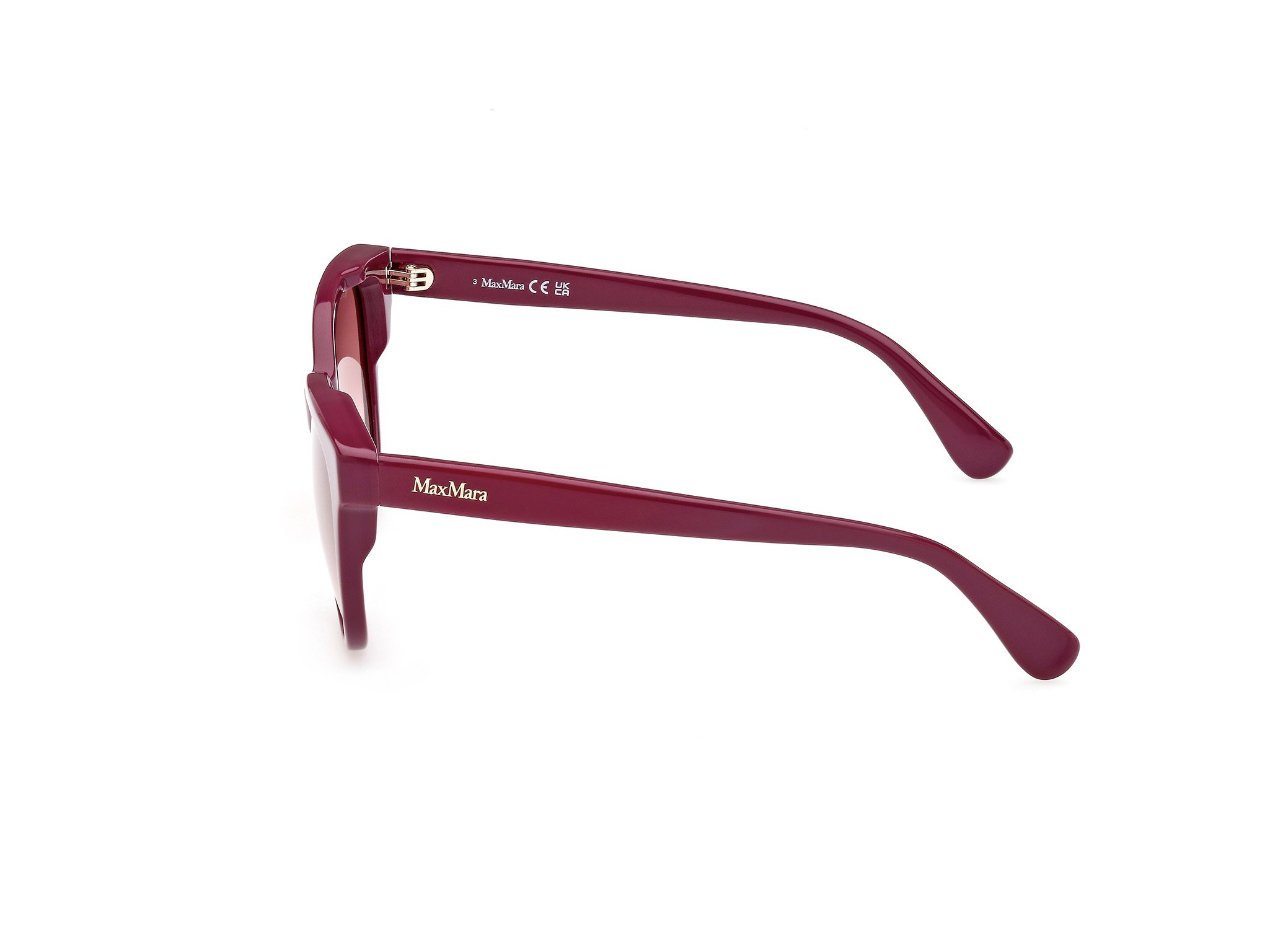 Das Bild zeigt die Sonnenbrille MM0068 75T von der Marke Max Mara in Rot.