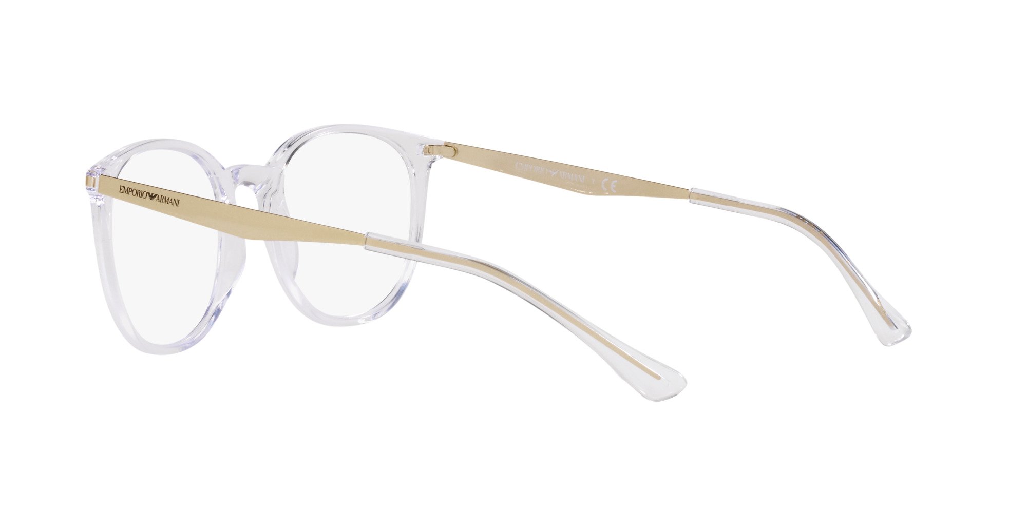 Das Bild zeigt die Korrektionsbrille EA3168 5371 von der Marke Emporio Armani in Crystal.