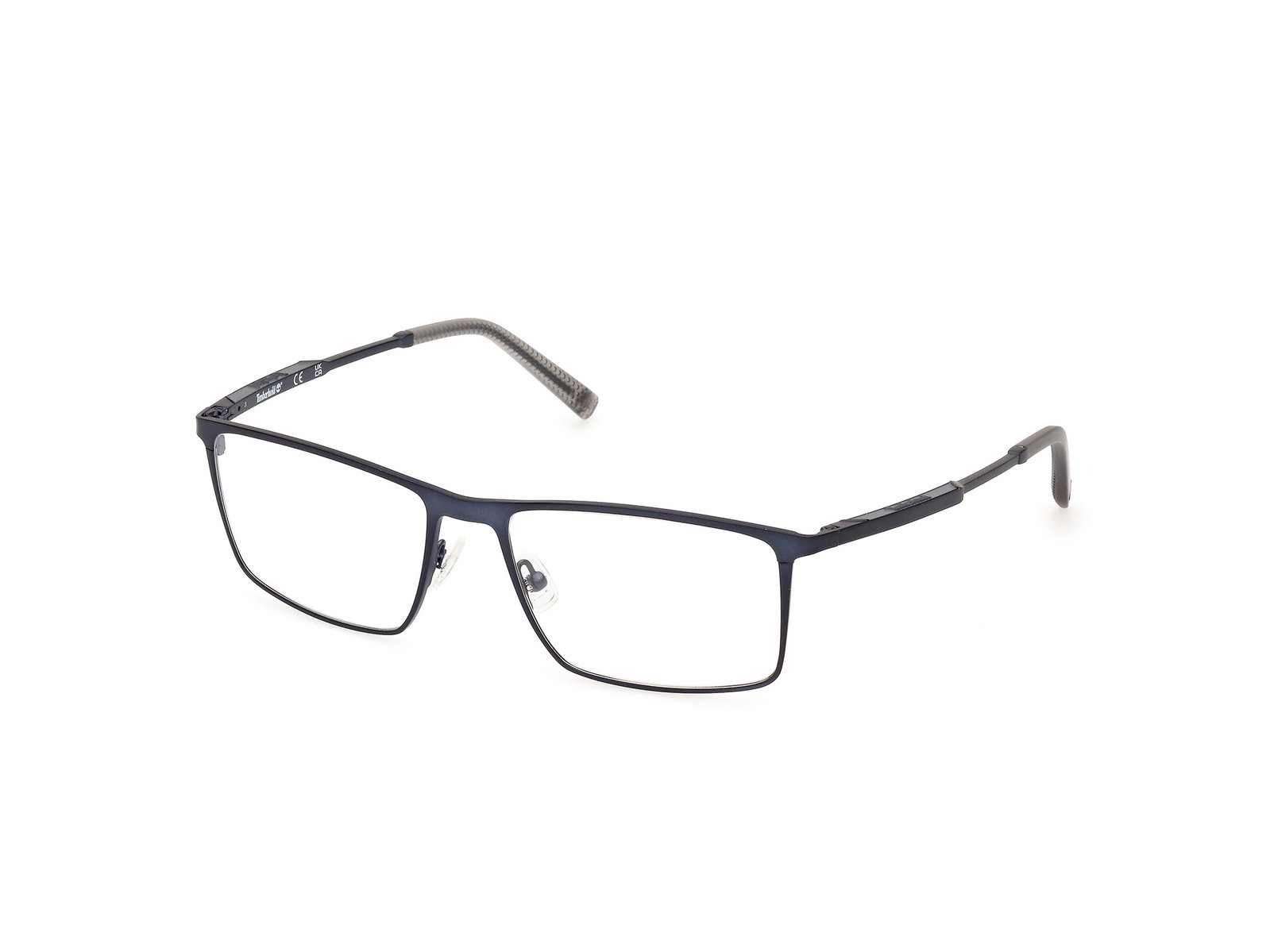 Timberland TB50007 091 – Rechteckige Herrenbrille Matt Blau Metall