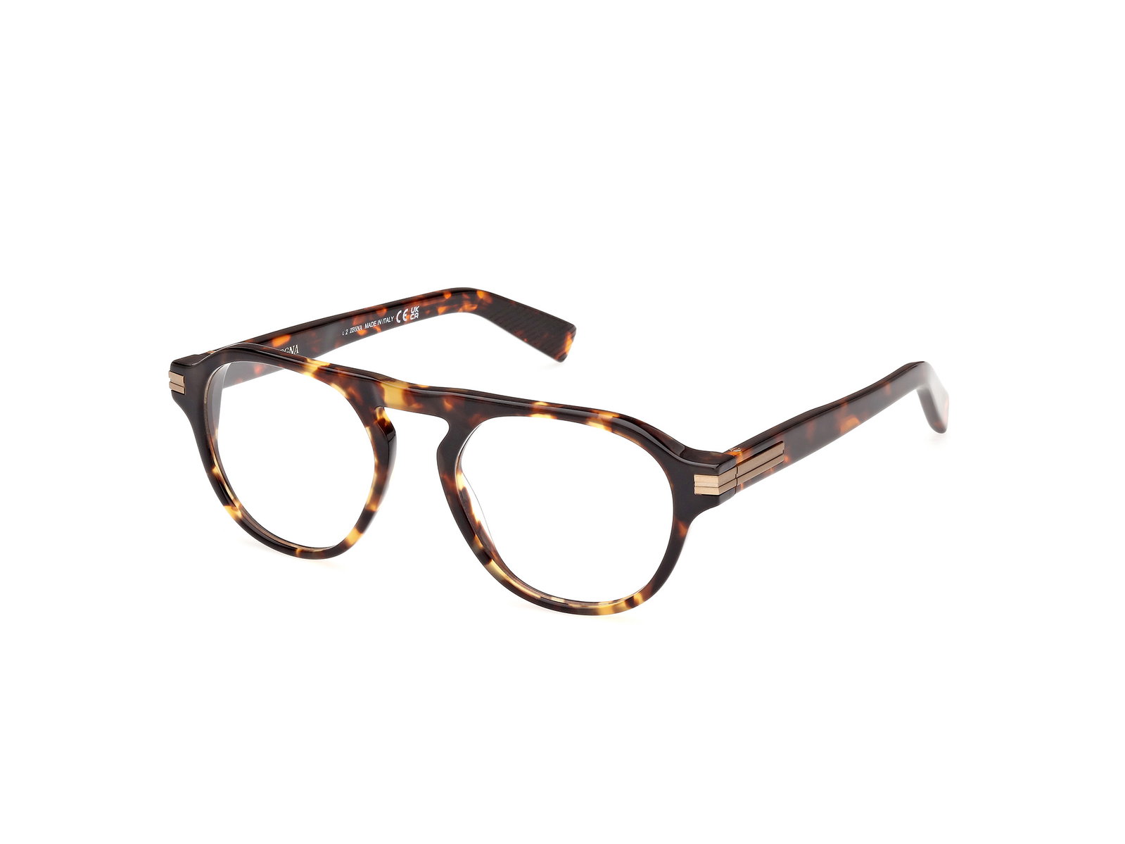 Das Bild zeigt die Korrektionsbrille EZ5281 055 von der Marke Zenga in Bunt Havanna.