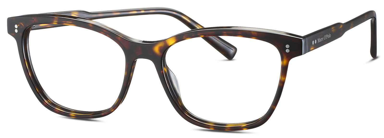 MARC O'POLO 503244 60 – Rechteckige Damenbrille Braun Kunststoff
