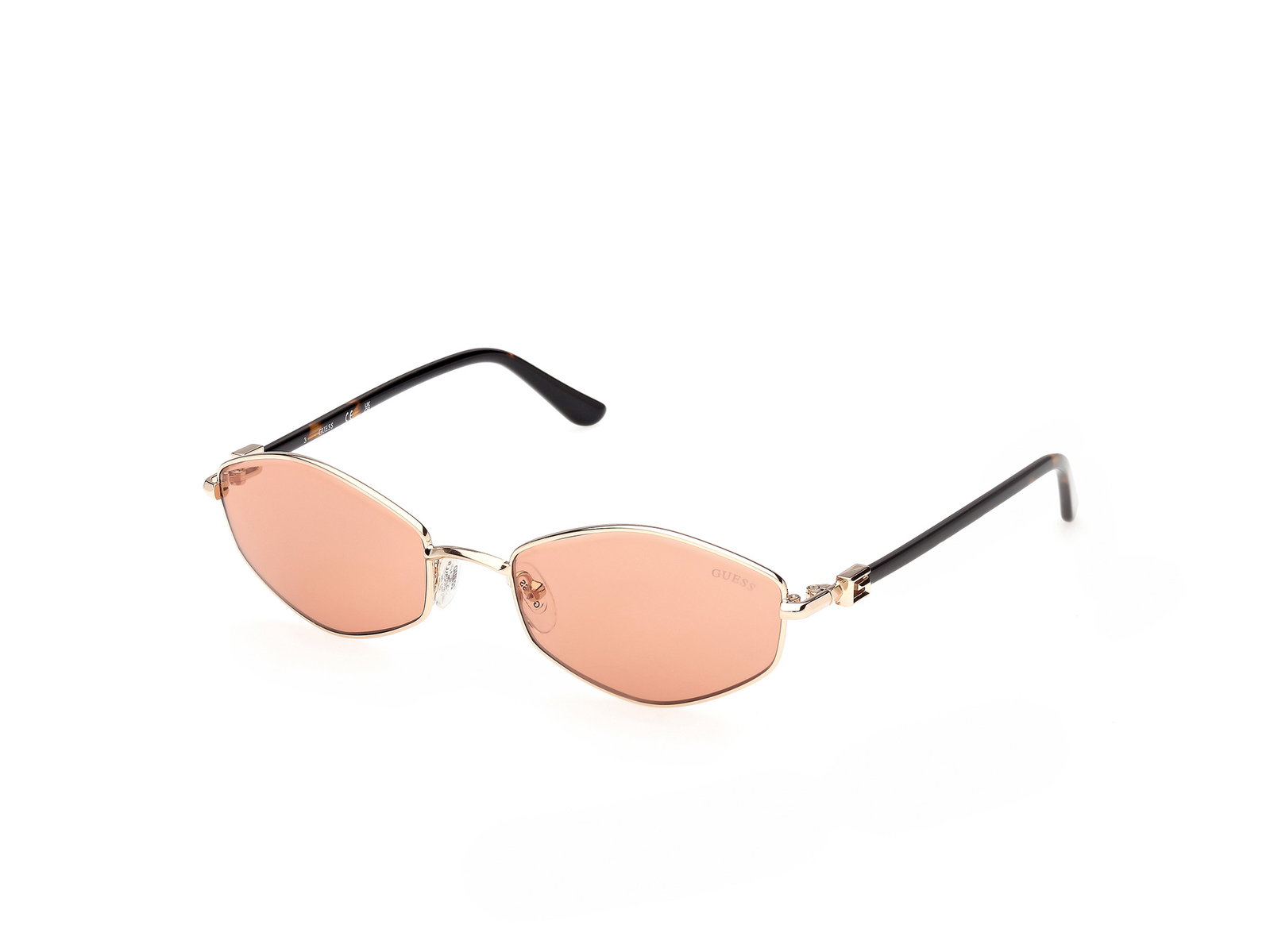 Guess Sonnenbrille Damen in glänzend Tiefgold GU00289 32E