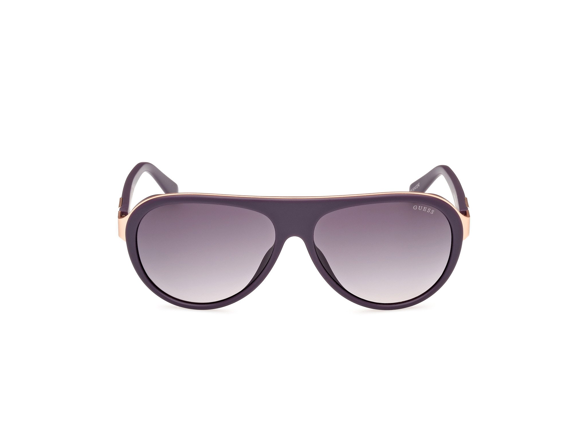 Das Bild zeigt die Sonnenbrille GU00125 82A von der Marke Guess in Violett.