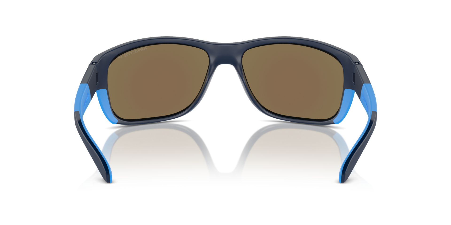 Das Bild zeigt die Sonnenbrille AN4337 275422 von der Marke Arnette in schwarz/blau.