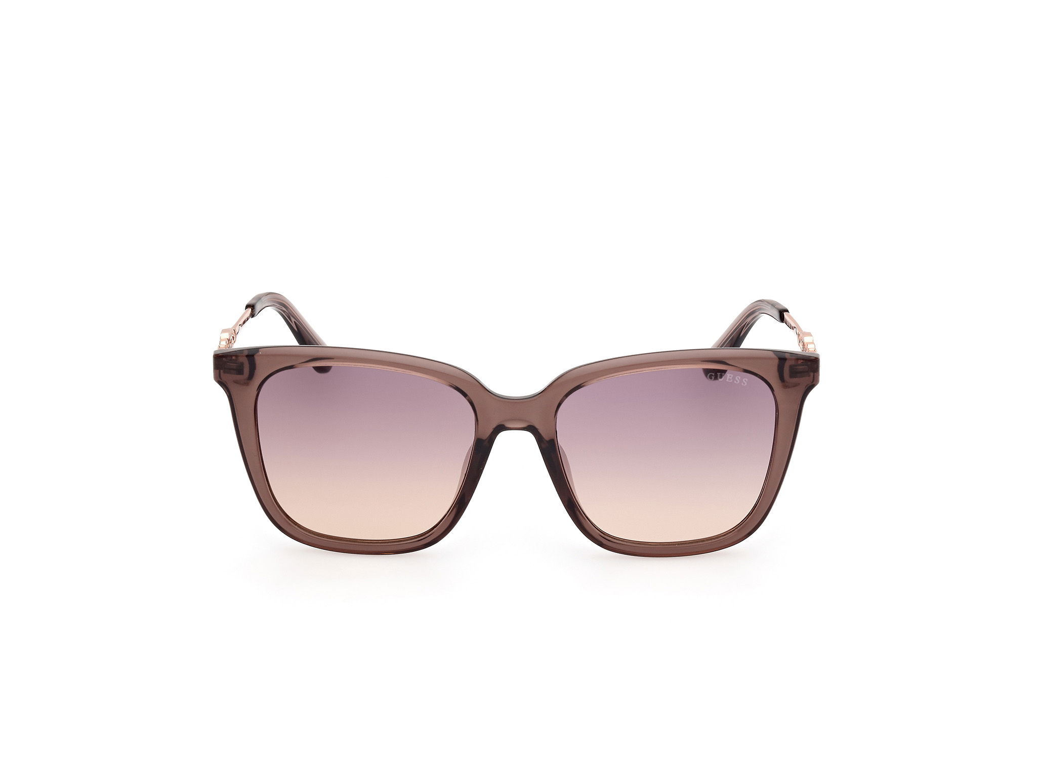 Das Bild zeigt die Sonnenbrille GU7886 59Z von der Marke Guess in Beige