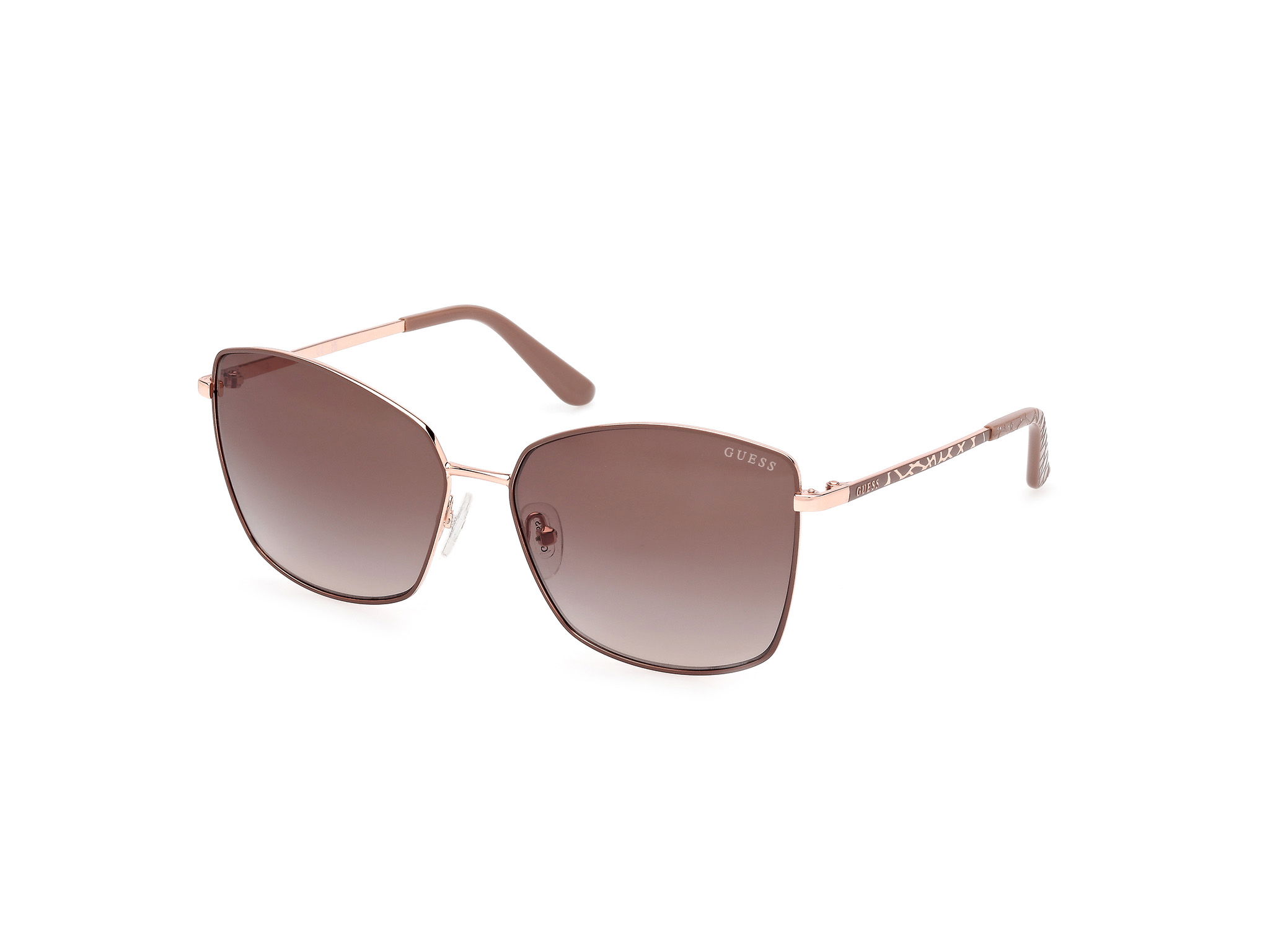 Das Bild zeigt die Sonnenbrille GU00149 58F von der Marke Guess in Matt Beige