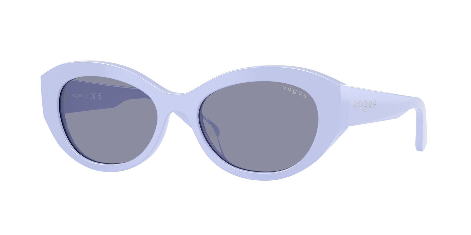 Das Bild zeigt die Sonnenbrille 0VO5659SU von Vogue in der Farbe Lila.