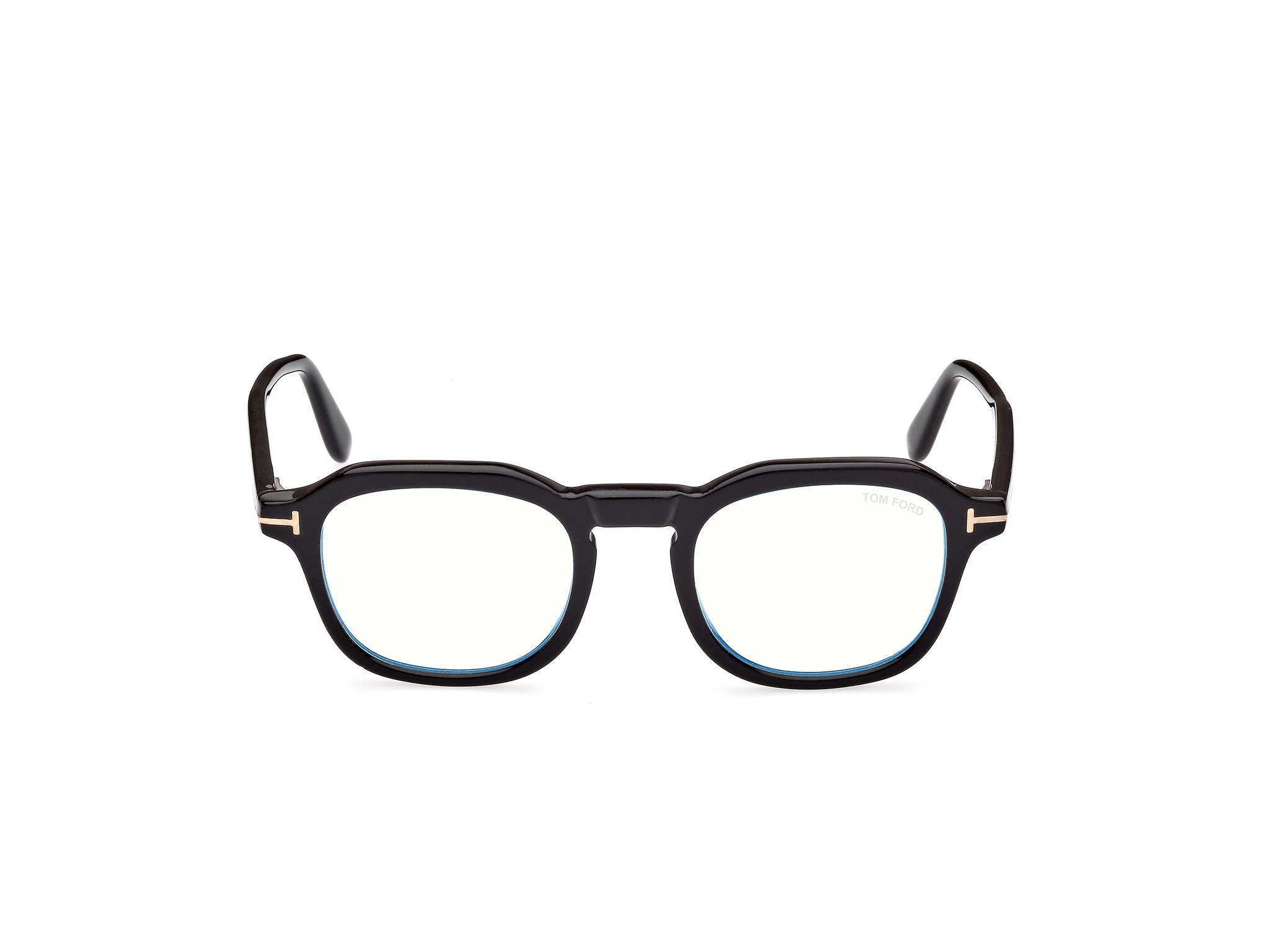 Das Bild zeigt die Korrektionsbrille FT5836-B 001 von der Marke Tom Ford in schwarz.