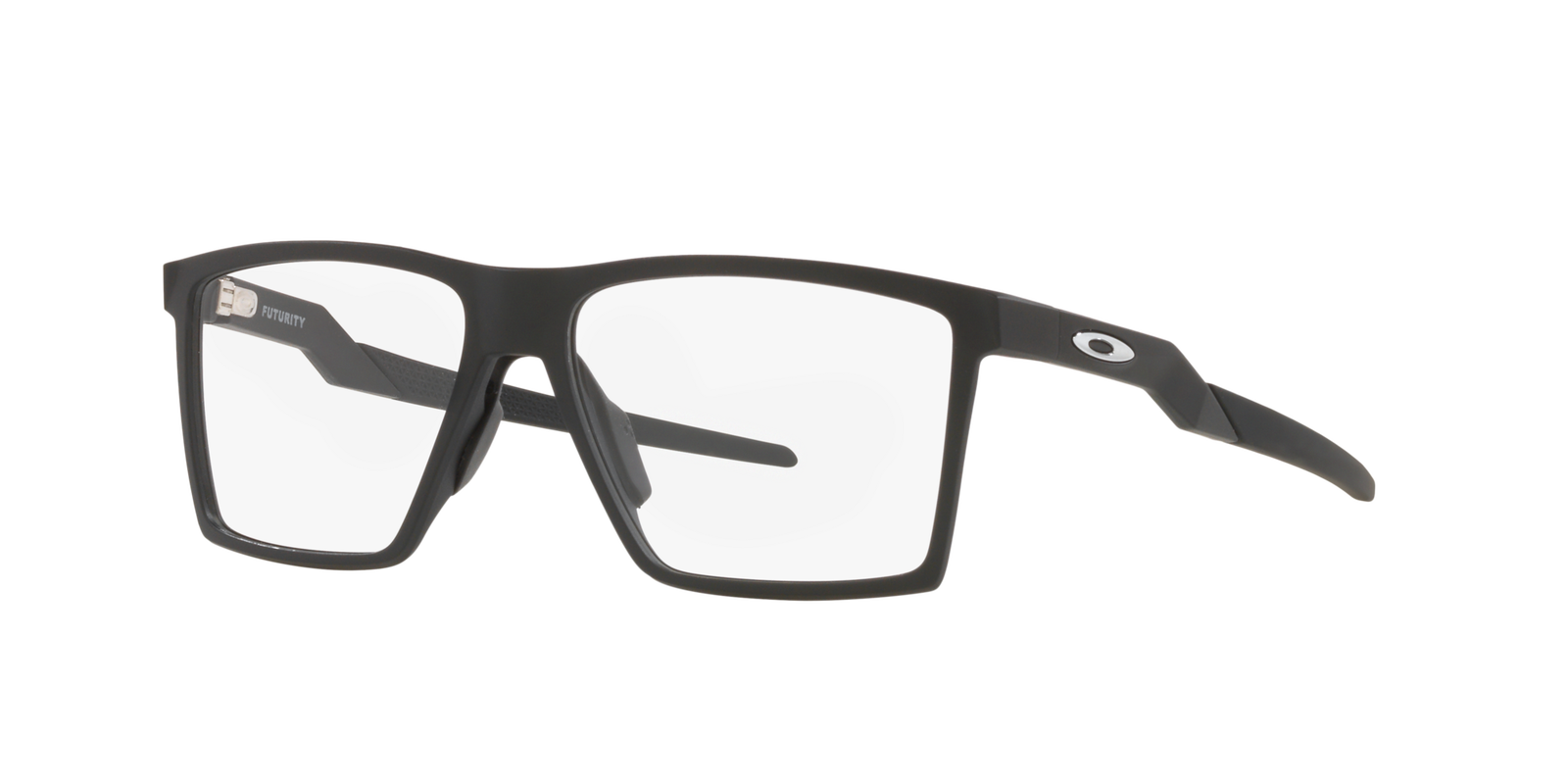 Oakley OX8052 805201 – Rechteckige schwarze Kunststoffbrille