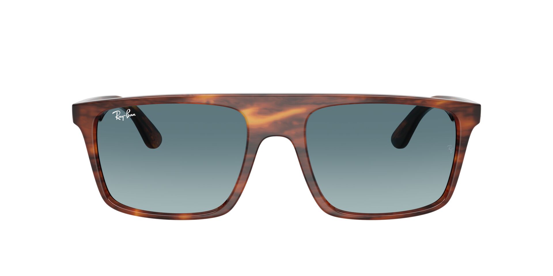 Ray Ban Sonnenbrille in Havana gestreift 0RB2222 954/3M