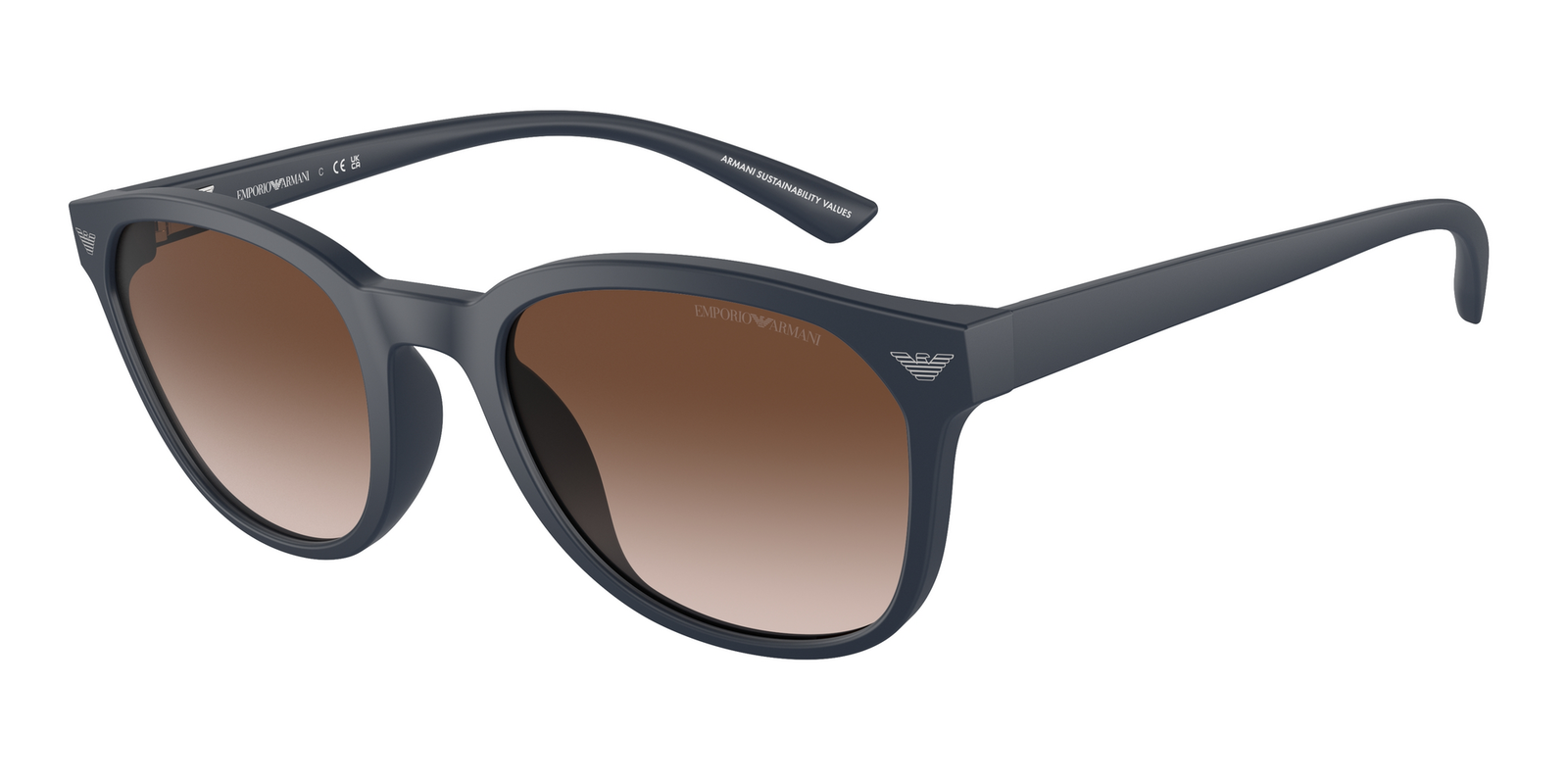 Das Bild zeigt die Sonnenbrille EA4225U 508813 von der Marke Emporio Armani in blau.